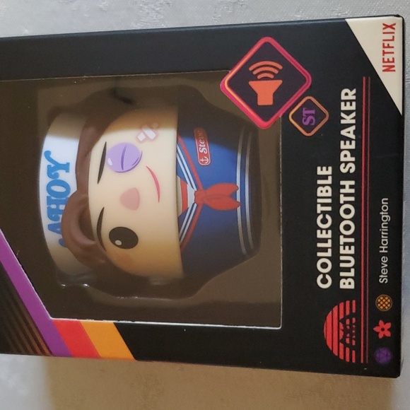 NIP New Stranger Things Steve Harrington Bitty Boomer Bluetooth Speaker - Picture 4 of 6